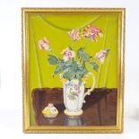Ula Paine, oil on canvas, still life, signed, 20" x 16", framed Good condition
