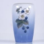 Royal Copenhagen Blackberry design vase, height 20cm Perfect condition