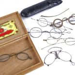 A group of 18th and 19th century spectacles