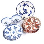 7 various Chinese bowls and saucers