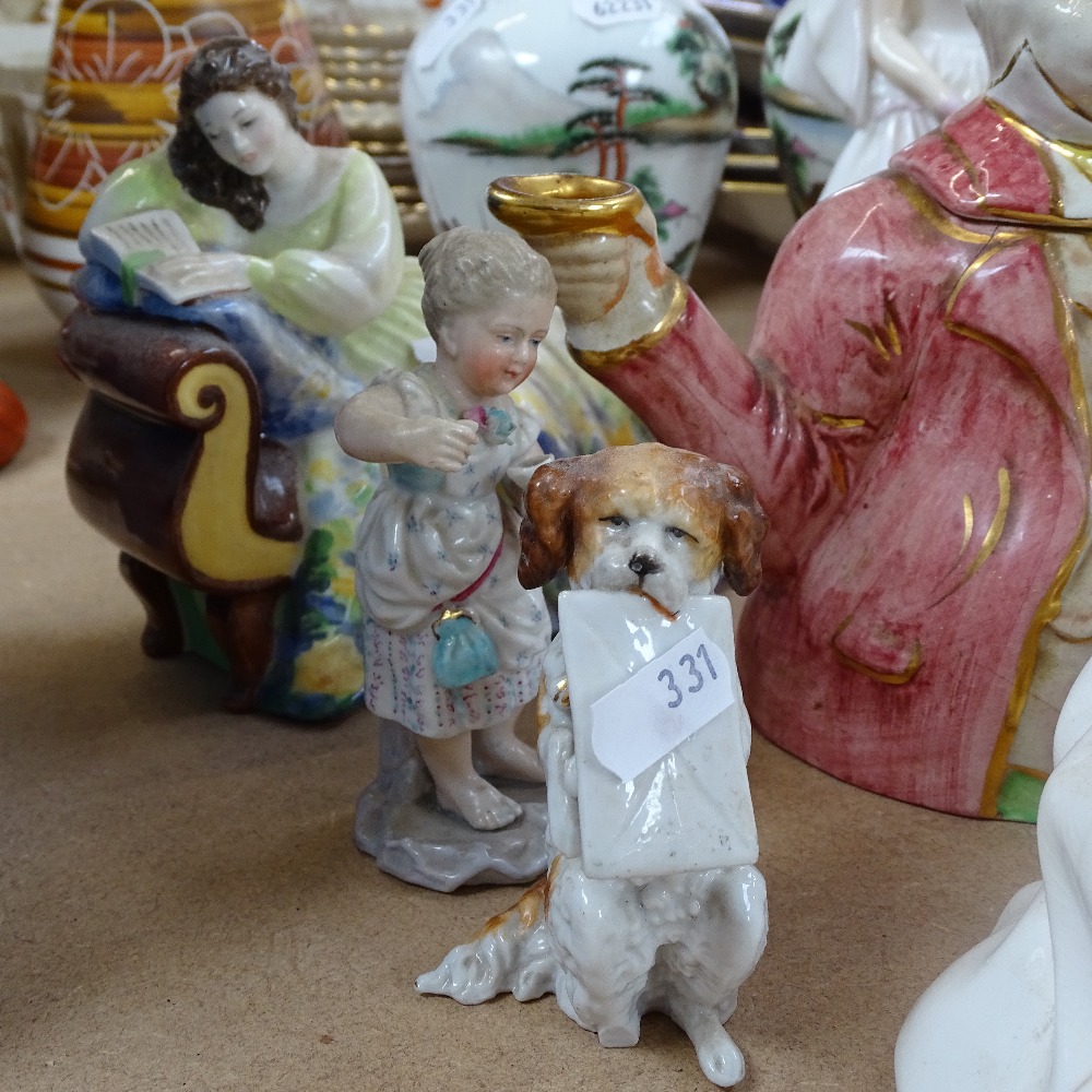 Royal Doulton figures, Crown Devon John Peel box, and other ornaments (mostly A/F) - Image 2 of 2