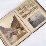 A Victorian Grand Tour photograph album, including Malta, Palermo and Lisbon
