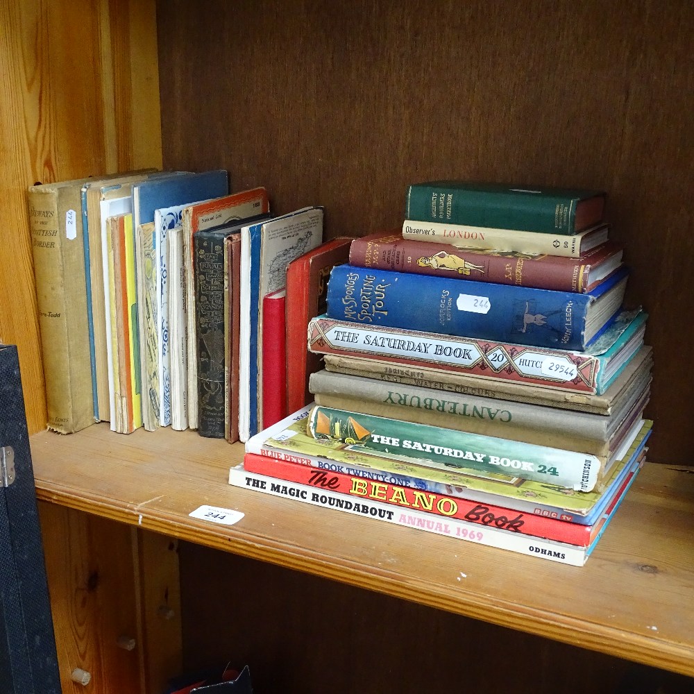 A group of books, including Mr Sponge's Sporting Tour