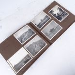 A 1930s photograph album containing pictures of a world tour, including Kyoto, Vietnam and Canada