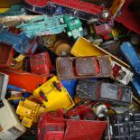 Various Vintage diecast toy vehicles, including Corgi and Dinky (boxful)