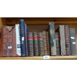 Vintage books, including 4 volumes Disraeli
