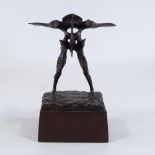 Michael Ayrton (1921 - 1975), bronze sculpture, Icarus fledged, 1973, no. 3 from an edition of 12,