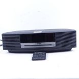 A Bose Wave music system, model AWRCC5 with remote, working order