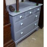 A painted Stag 5-drawer chest, W82cm, H70cm