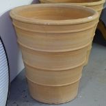 A large terracotta garden pot, W72cm, H73cm
