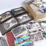 2 small Vintage postcard albums, and a large quantity of over 800 loose postcards