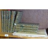 9 volumes of "Blanco Y Negro" bound magazines, Brantome French prints etc