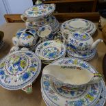 Mason's Regency pattern dinner and teaware, including tureens and teapot etc