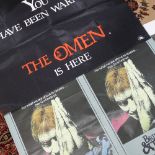 2 Vintage film posters "Across 110th Street" and "The Omen", 76cm x 100cm