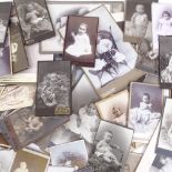 A quantity of Victorian baby photographs