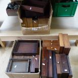 Large quantity of drawers for table-top chests (3 boxes)