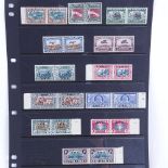 SOUTH WEST AFRICA - a selection of mint pairs (12 pairs) including 1938 Voortrekker