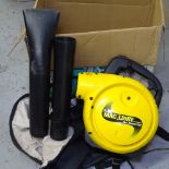 A Mac 320BV petrol leaf blower