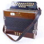 A Vintage Reiner Erica accordion, width 29cm