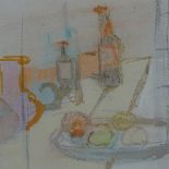 Mary Fuzee, watercolour, still life, kitchen scene, signed, 23cm x 30cm, framed