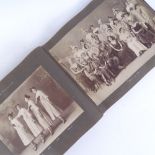 An early 20th century First War Period Indian Army photograph album, scenes include Bombay