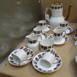 1970s Staffordshire bone china coffee service