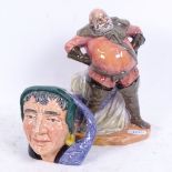 Royal Doulton figure - Falstaff and Fortune Teller mug