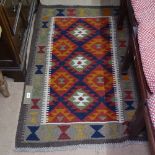 A small Kilim rug, 127cm x 83cm