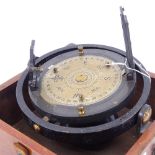 A Second World War Period ship's compass, by Heath & Co