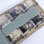 An early 20th century photograph album, various travel around the world, circa 1920s/30s, with