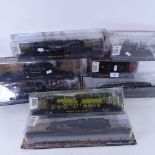 Various boxed Amer toy model trains and locomotives (8)
