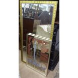 2 decorative wall mirrors