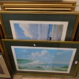 4 Frank Wootton limited edition pencil signed coloured prints, framed (4)