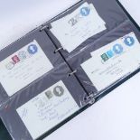 Large quantity of Queen Elizabeth II pre-printed postage stamp letter cards, including some Mint