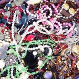 A large quantity of modern costume jewellery