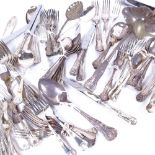 A quantity of King's pattern cutlery