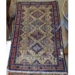 A blue ground Persian design rug, 160cm x 100cm