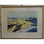 Kurt Ullberger (1919 - 2008), colour print, seascape, signed in pencil, no. 271/300, image 11" x