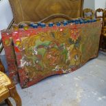 A pair of Vintage painted fairground attraction panels