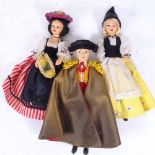 3 Peggy Nisbet dolls in original boxes