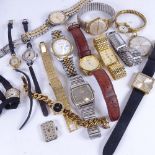 A group of lady's and gent's wristwatches, including Avia and Seiko