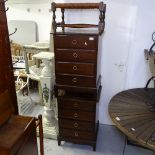 A pair of Stag 4-drawer bedside chests