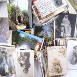 A quantity of various Vintage loose postcards, mostly topographical (2 boxes)