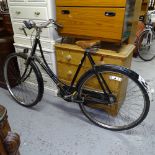 A Vintage Pashley lady's bicycle, with leather seat