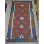 A Maimana Kilim rug, 198cm x 99cm