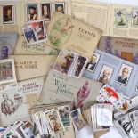 A quantity of various cigarette cards, including Player's and Wills (boxful)