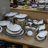 Extensive Royal Doulton "Vanborough" dinner service for 18 people, including 4 vegetable tureens,