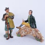 2 Royal Doulton figures, including the Laird HN2361, and Robert Burns HN3641, largest height 20cm (