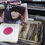 A quantity of various Vintage 45" singles, including Basement Jaxx, Eddy Grant, UB40 etc (2 boxes)