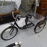 Tricycle with gears and basket